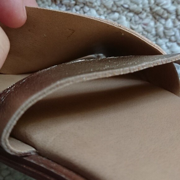 Saks Fifth Avenue COLLECTION Leather Strap Sandals size 7 - Picture 6 of 10